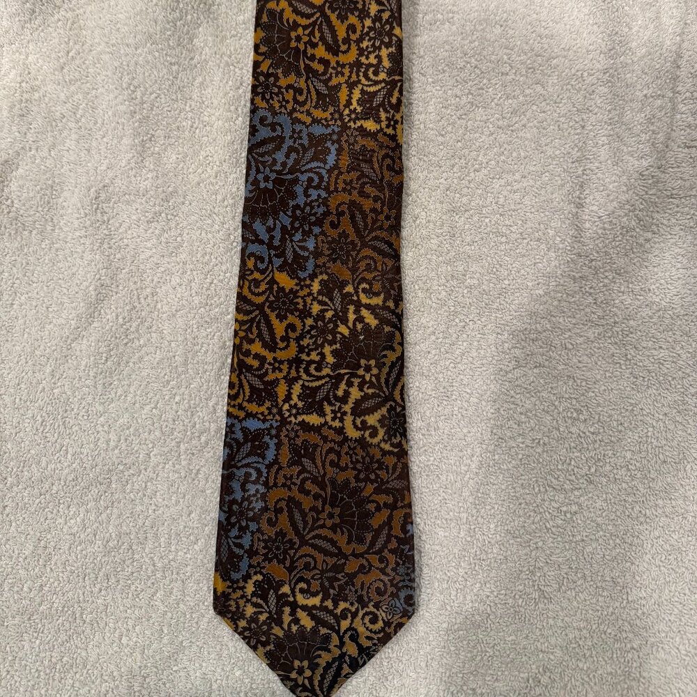 AMAZING MEN'S LIMITED EDITION ERMENEGILDO ZEGNA BLACK LABEL VINTAGE TIE - ITALY